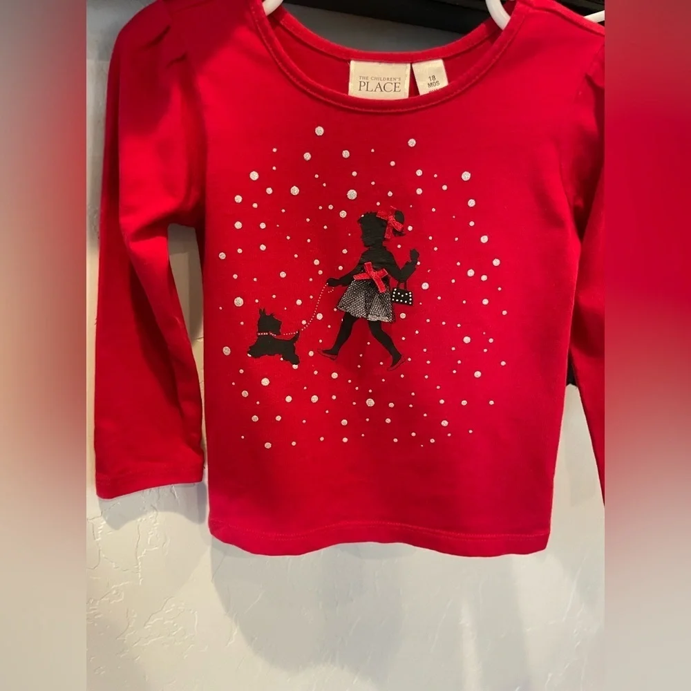 Toddler girls 12 to 18 months, three-piece holiday outfit